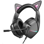 Изображение BOROFONE BO106 Cute Phantom cat ear gaming (6941991100307) наушники с микрофоном с оголовьем, RGB Фото BOROFONE BO106 Cute Phantom cat ear gaming (6941991100307) наушники с микрофоном с оголовьем, RGB