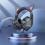 Изображение BOROFONE BO106 Cute Phantom cat ear gaming (6941991100307) наушники с микрофоном с оголовьем, RGB #4 Фото BOROFONE BO106 Cute Phantom cat ear gaming (6941991100307) наушники с микрофоном с оголовьем, RGB #4