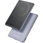 Изображение Внешний аккумулятор Power Bank BOROFONE BJ50 Leader Metal Gray 5000mAh, Wireless, 20W #1 Фото Внешний аккумулятор Power Bank BOROFONE BJ50 Leader Metal Gray 5000mAh, Wireless, 20W #1