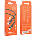 Фото Кабель BOROFONE BX61 Black (BX61CCB) Type-C/Type-C, 1м, 3A, 60W #2