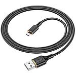 Изображение Кабель HOCO X95 Black (6931474794413) USB/Micro-USB, 1м, 2.4A, ABS + nylon + alum #2 Фото Кабель HOCO X95 Black (6931474794413) USB/Micro-USB, 1м, 2.4A, ABS + nylon + alum #2
