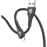 Изображение Кабель BOROFONE BX98 Black (BX98LB) USB/Lightning, 1м, 2.4A #1 Фото Кабель BOROFONE BX98 Black (BX98LB) USB/Lightning, 1м, 2.4A #1