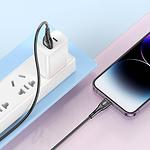 Изображение Кабель BOROFONE BX98 Black (BX98LB) USB/Lightning, 1м, 2.4A #3 Фото Кабель BOROFONE BX98 Black (BX98LB) USB/Lightning, 1м, 2.4A #3