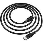 Изображение Кабель BOROFONE BX42 Black (BX42CLB) Type-C/Lightning, 1м, 3A #1 Фото Кабель BOROFONE BX42 Black (BX42CLB) Type-C/Lightning, 1м, 3A #1