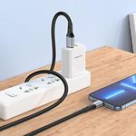 Изображение Кабель BOROFONE BX88 Solid Black (BX88LB) USB/Lightning, 1м, 2.4A #2 Фото Кабель BOROFONE BX88 Solid Black (BX88LB) USB/Lightning, 1м, 2.4A #2