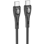 Изображение Кабель BOROFONE BX98 Black (BX98CCB) Type-C/Type-C, 1м, 60W Фото Кабель BOROFONE BX98 Black (BX98CCB) Type-C/Type-C, 1м, 60W