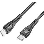 Изображение Кабель BOROFONE BX98 Black (BX98CCB) Type-C/Type-C, 1м, 60W #1 Фото Кабель BOROFONE BX98 Black (BX98CCB) Type-C/Type-C, 1м, 60W #1