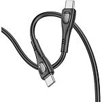 Изображение Кабель BOROFONE BX98 Black (BX98CCB) Type-C/Type-C, 1м, 60W #2 Фото Кабель BOROFONE BX98 Black (BX98CCB) Type-C/Type-C, 1м, 60W #2