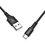 Кабель BOROFONE BX20 Black (BX20MB) USB/Micro-USB, 1м, 2.4A - фото