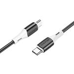 Изображение Кабель BOROFONE BX79 Black (BX79CCB) Type-C/Type-C, 1м, 3A, 60W Фото Кабель BOROFONE BX79 Black (BX79CCB) Type-C/Type-C, 1м, 3A, 60W