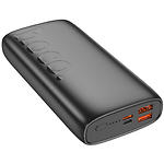 Изображение Внешний аккумулятор Power Bank Hoco J122A Respect 20000mAh Black (6942007612630) 22.5W QC3.0 + PD20W #2 Фото Внешний аккумулятор Power Bank Hoco J122A Respect 20000mAh Black (6942007612630) 22.5W QC3.0 + PD20W #2