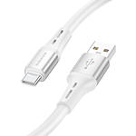 Изображение Кабель BOROFONE BX88 Solid White (BX88CW) USB/Type-C, 1м, 3A #1 Фото Кабель BOROFONE BX88 Solid White (BX88CW) USB/Type-C, 1м, 3A #1