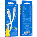 Изображение Кабель BOROFONE BX88 Solid White (BX88CW) USB/Type-C, 1м, 3A #4 Фото Кабель BOROFONE BX88 Solid White (BX88CW) USB/Type-C, 1м, 3A #4