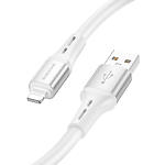 Изображение Кабель BOROFONE BX88 Solid White (BX88LW) USB/Lightning, 1м, 2.4A #1 Фото Кабель BOROFONE BX88 Solid White (BX88LW) USB/Lightning, 1м, 2.4A #1