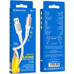 Изображение Кабель BOROFONE BX88 Solid White (BX88LW) USB/Lightning, 1м, 2.4A #4 Фото Кабель BOROFONE BX88 Solid White (BX88LW) USB/Lightning, 1м, 2.4A #4
