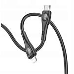 Фото Кабель BOROFONE BX98 Black (BX98PDLB) Type-C/Lightning, 1м, 27W #1