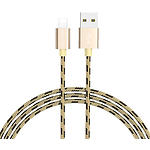 Кабель BOROFONE BX24 Gold (BX24LGD) USB/Lightning, 1м, 2.4A - фото