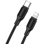 Изображение Кабель BOROFONE BX42 Black (BX42LB) USB/Lightning, 1м, 2.4A Фото Кабель BOROFONE BX42 Black (BX42LB) USB/Lightning, 1м, 2.4A