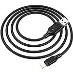 Изображение Кабель BOROFONE BX42 Black (BX42LB) USB/Lightning, 1м, 2.4A #3 Фото Кабель BOROFONE BX42 Black (BX42LB) USB/Lightning, 1м, 2.4A #3
