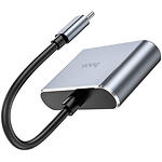 Фото Переходник HOCO HB29 Black (6931474778291) Type-C --> HDMI + VGA #1