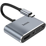 Фото Переходник HOCO HB29 Black (6931474778291) Type-C --> HDMI + VGA #3