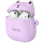Изображение HOCO EW45 Lilac Cat TWS Bluetooth White (6931474789228) гарнитура Фото HOCO EW45 Lilac Cat TWS Bluetooth White (6931474789228) гарнитура