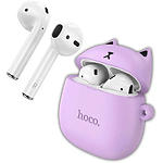 Изображение HOCO EW45 Lilac Cat TWS Bluetooth White (6931474789228) гарнитура #1 Фото HOCO EW45 Lilac Cat TWS Bluetooth White (6931474789228) гарнитура #1