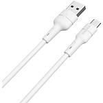 Фото Кабель BOROFONE BX30 White (BX30MW) USB/Micro-USB, 1м, 2.4A