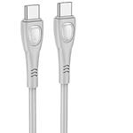 Фото Кабель BOROFONE BX98 Gray (BX98CCG) Type-C/Type-C, 1м, 60W