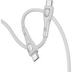 Фото Кабель BOROFONE BX98 Gray (BX98CCG) Type-C/Type-C, 1м, 60W #1
