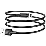 Изображение Кабель BOROFONE BX41 Black (BX41LB) USB/Lightning, 1м, 2.4A, magnetic #2 Фото Кабель BOROFONE BX41 Black (BX41LB) USB/Lightning, 1м, 2.4A, magnetic #2