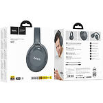 Фото HOCO W37 Smoky Blue (6931474790422) наушники с микрофоном накладные, Bluetooth 5.3 #4