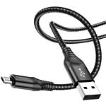 Фото Кабель BOROFONE BX56 Delightful Black (6931474750921) USB/Lightning, 1м, 2.4A #2