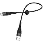 Изображение Кабель BOROFONE BX32 Black (BX32MB0.25) USB/Micro-USB, 0.25м, 2.4A Фото Кабель BOROFONE BX32 Black (BX32MB0.25) USB/Micro-USB, 0.25м, 2.4A