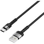 Фото Кабель BOROFONE BX34 Black (BX34CB) USB/Type-C, 1м, 3A