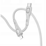 Фото Кабель BOROFONE BX98 Gray (BX98PDLG) Type-C/Lightning, 1м, 27W #1