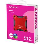 Изображение SSD A-Data SD620 512GB External USB 3.2 Red (SD620-512GCRD) 520/460 Mb/s #6 Фото SSD A-Data SD620 512GB External USB 3.2 Red (SD620-512GCRD) 520/460 Mb/s #6