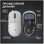 Изображение Мышка Logitech Gaming Mouse Wireless G PRO X Superlight 2 Lightspeed Wireless White (910-006638) #2 Фото Мышка Logitech Gaming Mouse Wireless G PRO X Superlight 2 Lightspeed Wireless White (910-006638) #2