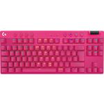 Клавиатура Logitech G PRO X TKL Lightspeed Tactile Magenta (920-012159) BT/Wireless, Механическая - фото