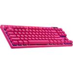 Фото Клавиатура Logitech G PRO X TKL Lightspeed Tactile Magenta (920-012159) BT/Wireless, Механическая #1