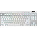 Клавиатура Logitech G PRO X TKL Lightspeed Tactile White (920-012148) BT/Wireless, Механическая - фото