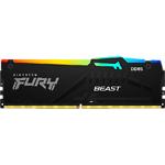 Фото DDR-5 2шт x 32GB 6000МГц Kingston FURY Beast Black RGB (KF560C30BBEAK2-64) AMD EXPO