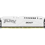 Фото DDR-5 16GB 6800МГц Kingston FURY Beast White (KF568C34BW-16)