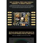 Изображение Блок питания GAMEMAX RGB850 PRO WH 80+Gold 850W, ARGB ring fan 140мм, модульный, #13 Фото Блок питания GAMEMAX RGB850 PRO WH 80+Gold 850W, ARGB ring fan 140мм, модульный, #13