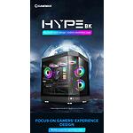 Изображение Корпус GAMEMAX HYPE Black без БП, Tempered Glass #7 Фото Корпус GAMEMAX HYPE Black без БП, Tempered Glass #7