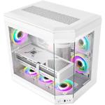 Изображение Корпус GAMEMAX HYPE White, без БП, Tempered Glass #4 Фото Корпус GAMEMAX HYPE White, без БП, Tempered Glass #4