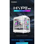 Изображение Корпус GAMEMAX HYPE White, без БП, Tempered Glass #6 Фото Корпус GAMEMAX HYPE White, без БП, Tempered Glass #6