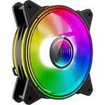 Изображение Вентилятор 120мм GAMEMAX FN-12Rainbow-Q-Infinity, Black, ARGB Фото Вентилятор 120мм GAMEMAX FN-12Rainbow-Q-Infinity, Black, ARGB