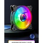Изображение Вентилятор 120мм GAMEMAX FN-12Rainbow-Q-Infinity, Black, ARGB #7 Фото Вентилятор 120мм GAMEMAX FN-12Rainbow-Q-Infinity, Black, ARGB #7