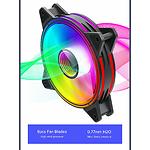 Изображение Вентилятор 120мм GAMEMAX FN-12Rainbow-Q-Infinity, Black, ARGB #14 Фото Вентилятор 120мм GAMEMAX FN-12Rainbow-Q-Infinity, Black, ARGB #14